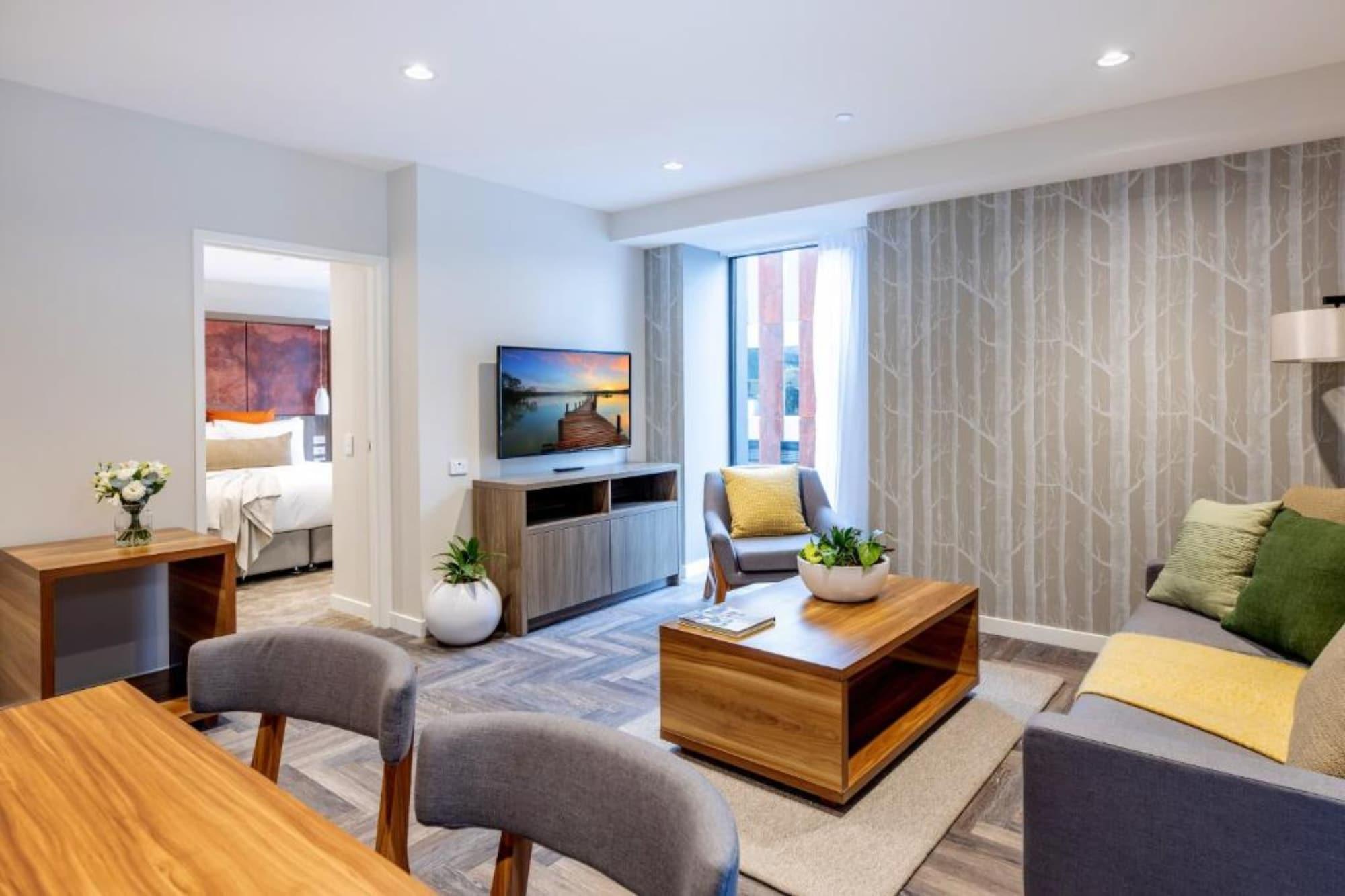 Sudima Christchurch City Luaran gambar A living room at the hotel