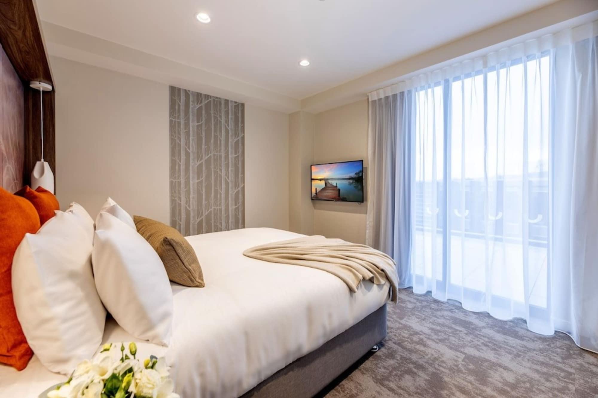 Sudima Christchurch City Luaran gambar A bedroom at the hotel