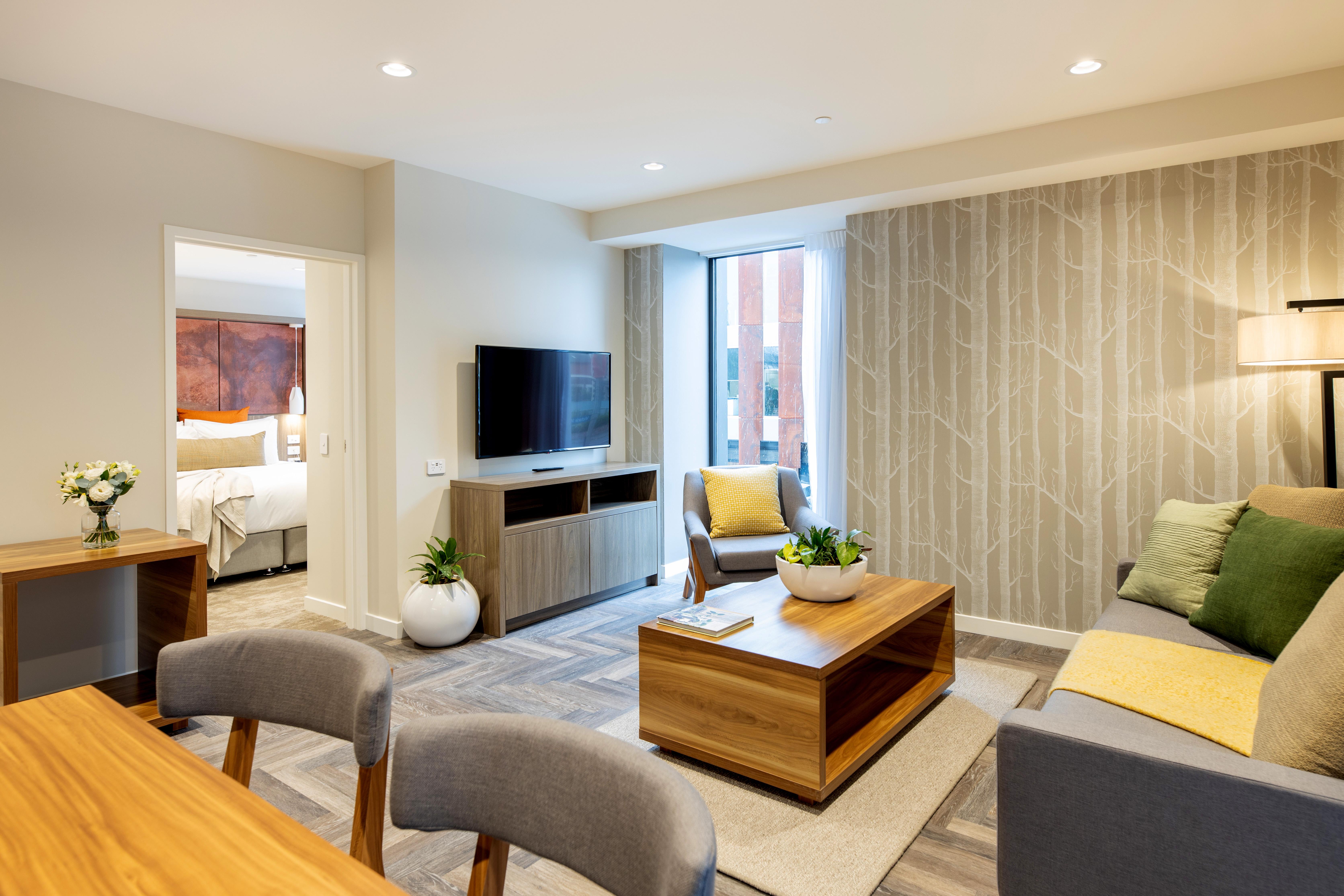 Sudima Christchurch City Luaran gambar A living room at the hotel