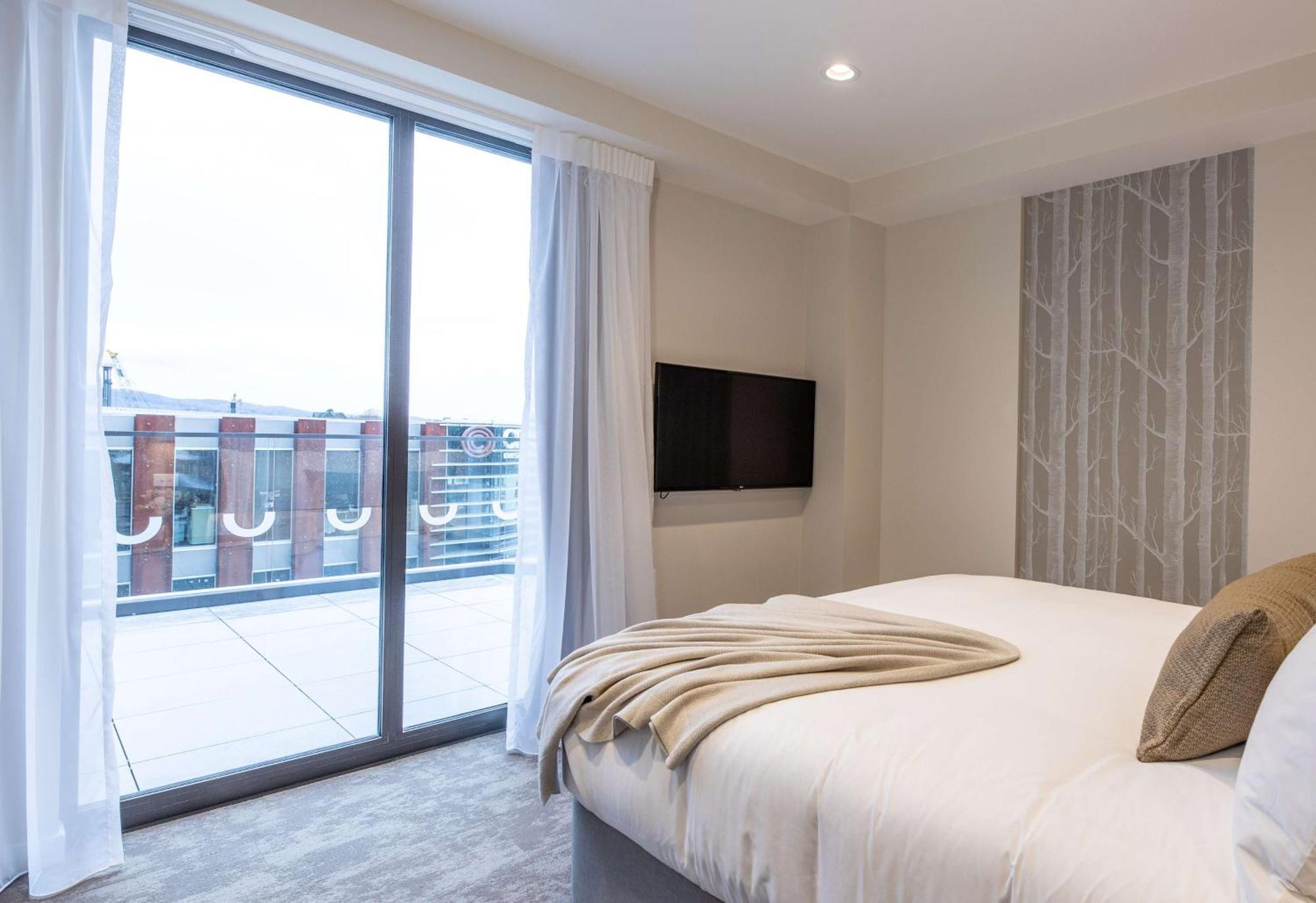 Sudima Christchurch City Luaran gambar A bedroom at the hotel